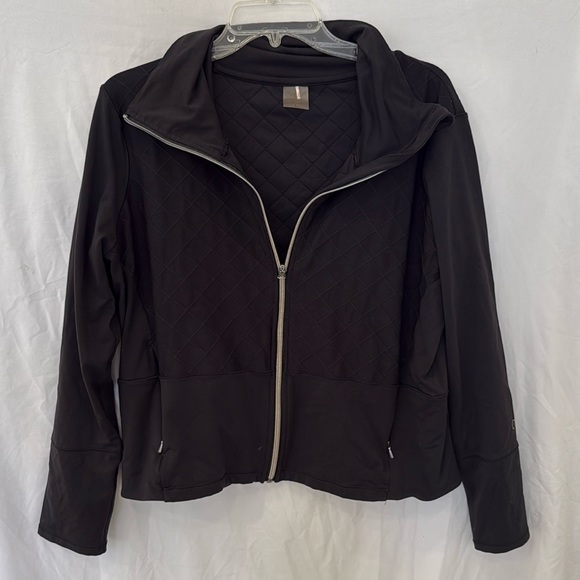 Calia by Carrie Underwood Zip-up Black Jacket - Picture 1 of 4
